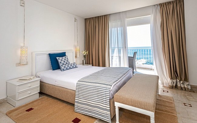 The Sindbad - Wohnbeispiel Doppelzimmer Meerblick (Zimmercodierungen DBM & D1N)