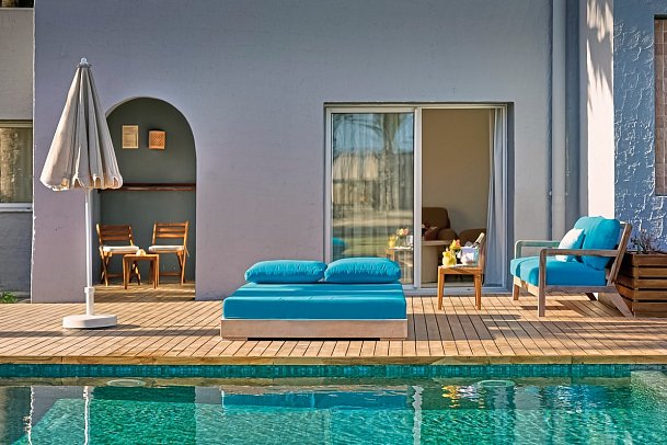 Sentido Marillia Resort & Spa - Wohnbeispiel Juniorsuite Swim-Up (Zimmercodierung J1Q)
