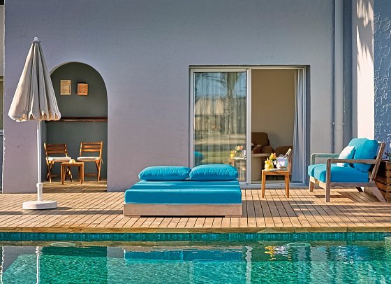 Sentido Marillia Resort & Spa - Wohnbeispiel Juniorsuite Swim-Up (Zimmercodierung J1Q)