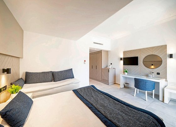 Calimera Delfino Beach Resort & Spa - Wohnbeispiel Dreibettzimmer (Zimmercodierung TB1)
