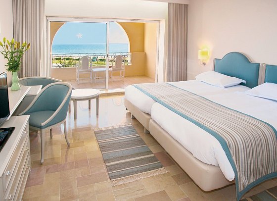 Iberostar Waves Averroes - Wohnbeispiel Doppelzimmer Meerblick (Zimmercodierungen DBM, D1M, D2M, D3M, DBC & D1C)