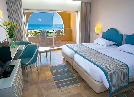 Iberostar Waves Averroes - Wohnbeispiel Doppelzimmer Meerblick (Zimmercodierungen DBM, D1M, D2M, D3M, DBC & D1C)