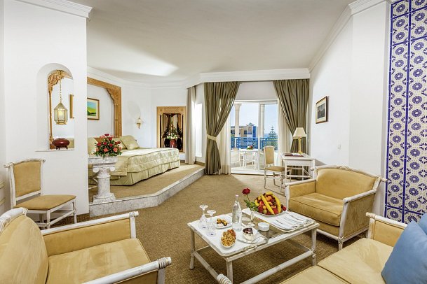 Hasdrubal Thalassa & Spa Yasmine Hammamet - Wohnbeispiel Juniorsuite seitl. Meerblick