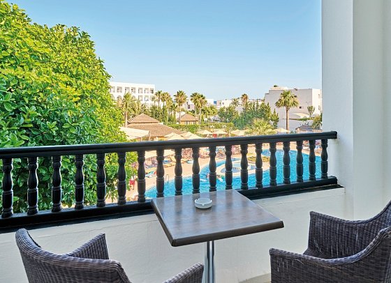 Royal Nozha Beach - Beispiel Balkon (Zimmercodierung DBP)