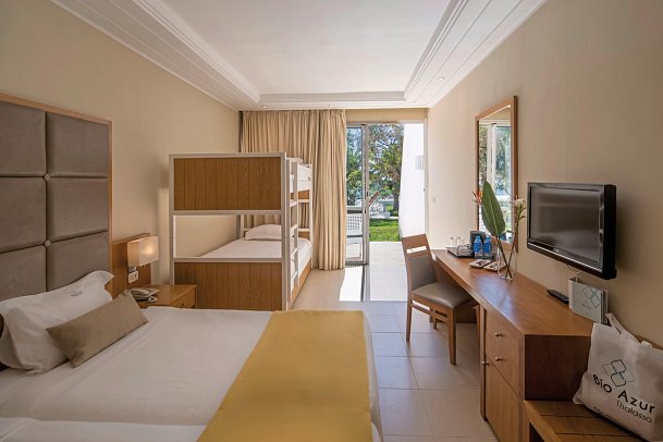 Bel Azur Thalasso & Bungalows - Wohnbeispiel Vierbettzimmer (Zimmercodierung RB1)
