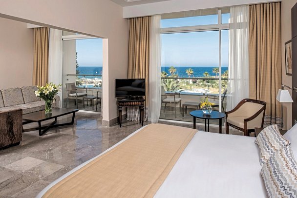 Iberostar Selection Diar El Andalous - Wohnbeispiel Juniorsuite Star Prestige Meerblick (Zimmercodierungen JOM & JO2)