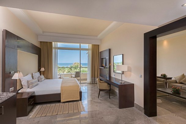 Iberostar Selection Diar El Andalous - Wohnbeispiel Juniorsuite Star Prestige Meerblick (Zimmercodierungen JOM & JO2)