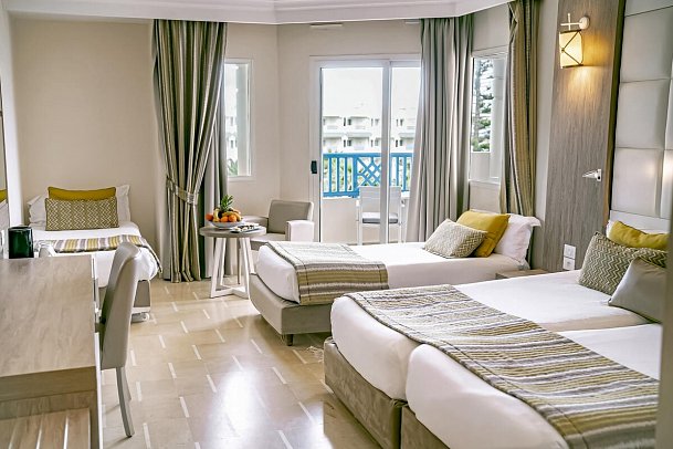 Sentido Bellevue Park - Wohnbeispiel Vierbettzimmer Meerblick (Zimmercodierung RBM)