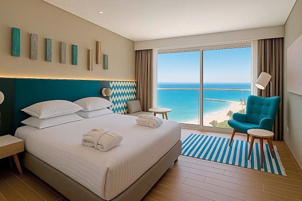 Sousse Pearl Marriott Resort & Spa - Wohnbeispiel Suite Meerblick (Zimmercodierung WTM)