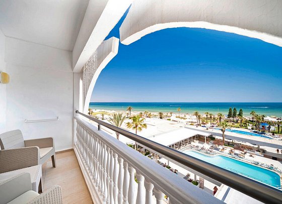 Calimera One Resort Jockey - Wohnbeispiel Meerblick (Zimmercodierungen DBM, DCM & RBM)