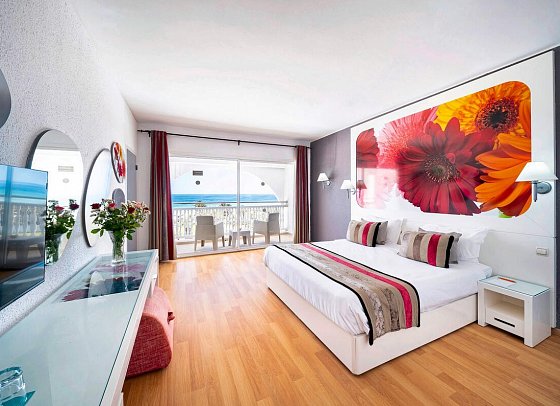 Calimera One Resort Jockey - Wohnbeispiel Doppelzimmer Meerblick (Zimmercodierungen DBM & DCM)