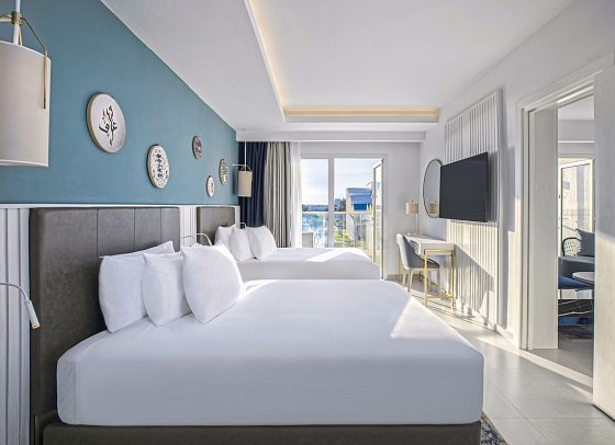 Hilton Skanes Monastir Beach Resort - Wohnbeispiel Juniorsuite Meerblick (Zimmercodierung JBC)