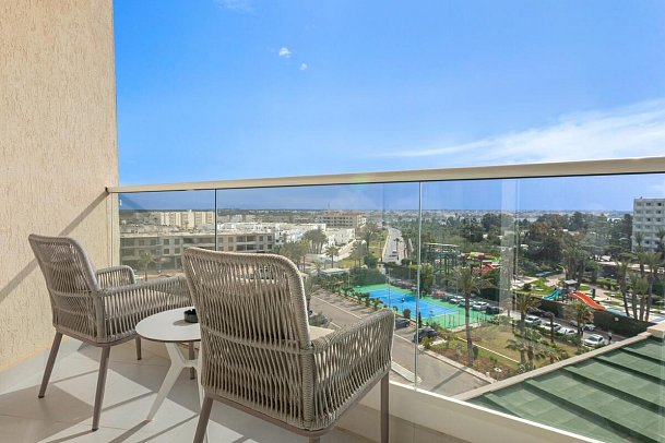 Hilton Skanes Monastir Beach Resort - Wohnbeispiel Doppelzimmer Poolblick (Zimmercodierungen D6G & DCG)
