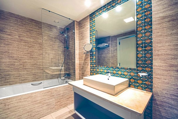 Iberostar Selection Royal El Mansour - Wohnbeispiel Bad (Zimmercodierungen JBM & J1M)