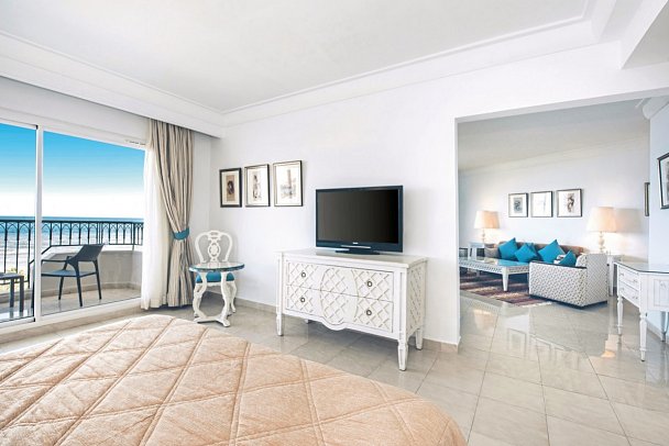 Iberostar Selection Royal El Mansour - Wohnbeispiel Juniorsuite Meerblick (Zimmercodierungen JBM & J1M)