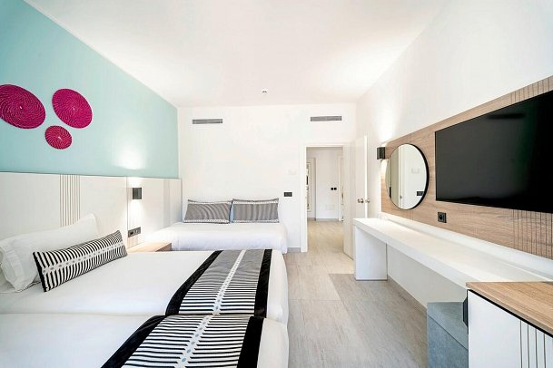 Calimera El Borj - Wohnbeispiel Vierbettzimmer (Zimmercodierung RB1)