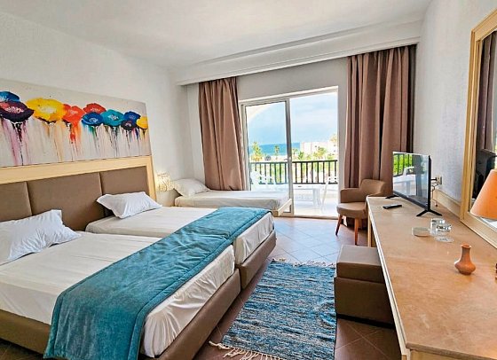 Monarque El Fatimi & Aquapark Mahdia - Wohnbeispiel Dreibettzimmer (Zimmercodierungen TB1, TBM & T2P)