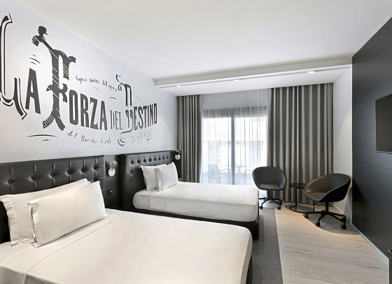 Hotel Verdi Gzira Promenade - Wohnbeispiel Doppelzimmer Deluxe (Zimmercodierung DDN)