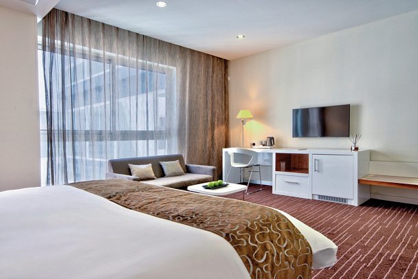 The George, Urban Boutique Hotel - Wohnbeispiel Doppelzimmer Innenhof (Zimmercodierung DB1)