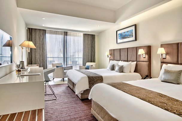 The George, Urban Boutique Hotel - Wohnbeispiel Doppelzimmer Deluxe (Zimmercodierung DD1)