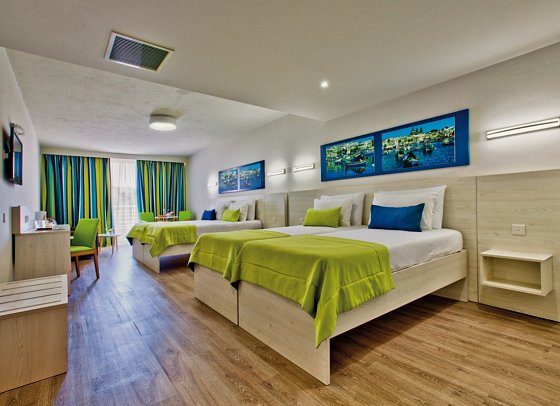 Santana Hotel & Spa - Wohnbeispiel Familienzimmer (Zimmercodierung FB1)
