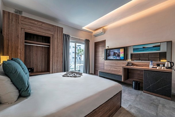 Pebbles Resort - Wohnbeispiel Doppelzimmer Superior Poolblick (Zimmercodierung DSP)