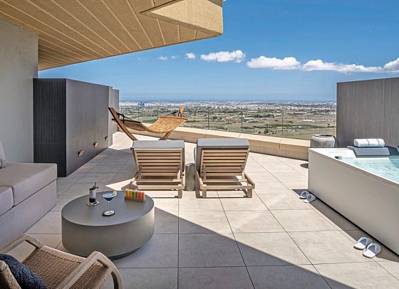Verdala Wellness AX Privilege - Wohnbeispiel Junior Suite (Zimmercodierung JB1)