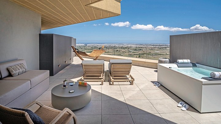 Verdala Wellness AX Privilege - Wohnbeispiel Junior Suite (Zimmercodierung JB1)