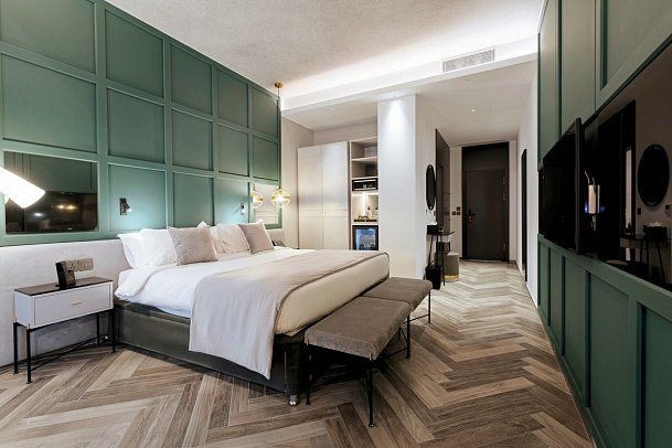 The Embassy Valletta Hotel - Wohnbeispiel Doppelzimmer Deluxe (Zimmercodierung DD1)