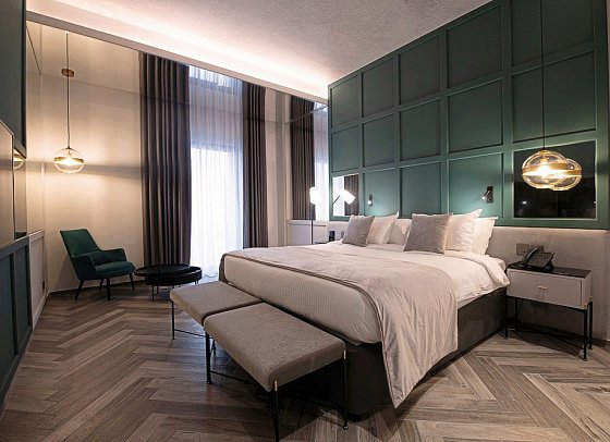 The Embassy Valletta Hotel - Wohnbeispiel Doppelzimmer Deluxe (Zimmercodierung DD1)