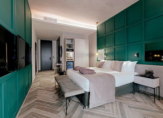 The Embassy Valletta Hotel - Wohnbeispiel Doppelzimmer Deluxe (Zimmercodierung DD1)