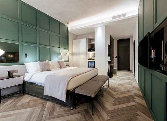 The Embassy Valletta Hotel - Wohnbeispiel Doppelzimmer Deluxe (Zimmercodierung DD1)