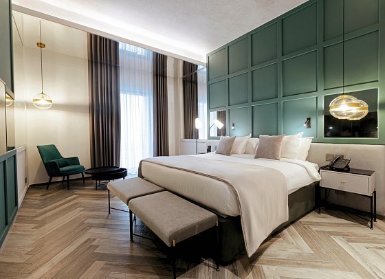 The Embassy Valletta Hotel - Wohnbeispiel Doppelzimmer Deluxe (Zimmercodierung DD1)