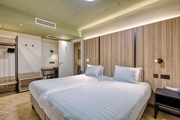 VITA Hotel & Rooftop - Wohnbeispiel Doppelzimmer Economy (Zimmercodierung DE1)