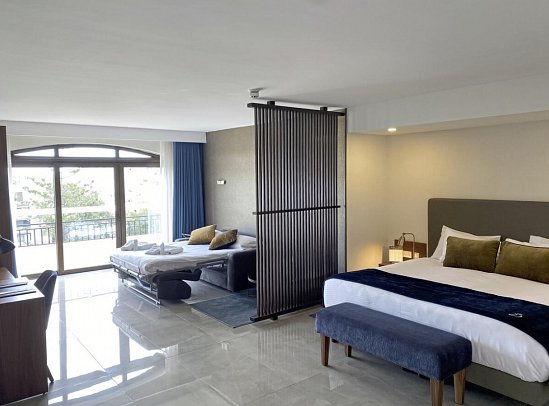 The Duke Boutique Hotel - Wohnbeispiel Doppelzimmer Gartenblick (Zimmercodierung D1G)