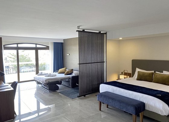 The Duke Boutique Hotel - Wohnbeispiel Doppelzimmer Gartenblick (Zimmercodierung D1G)