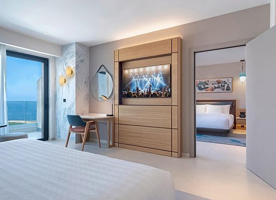 Hard Rock Hotel Malta - Wohnbeispiel Doppelzimmer Deluxe (Zimmercodierung DD1)