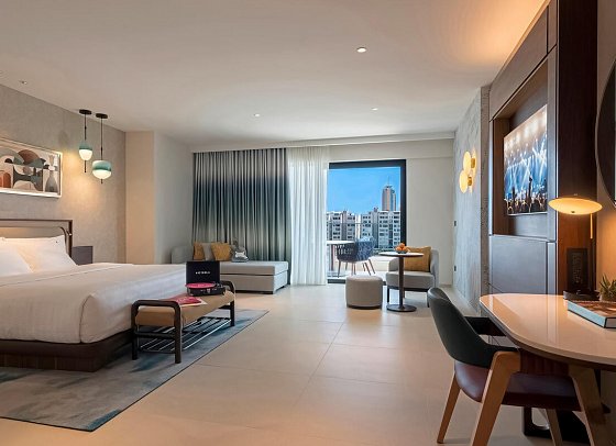 Hard Rock Hotel Malta - Wohnbeispiel Silver Suite (Zimmercodierung WB1)