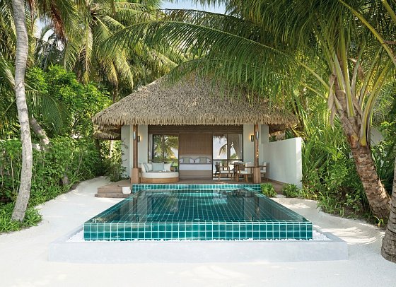 Huvafen Fushi - Deluxe Beach Bungalow with Pool (Zimmercodierung BX3)