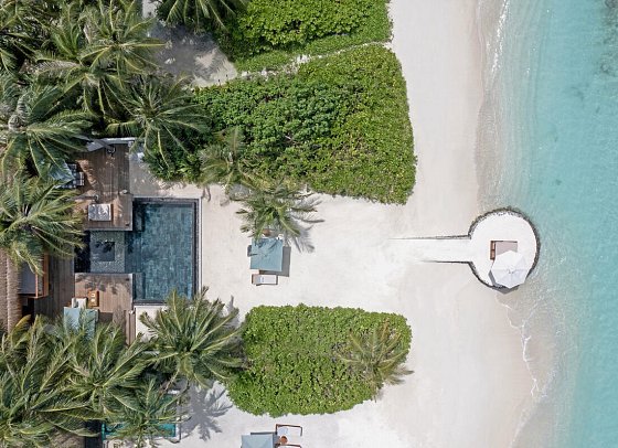 Huvafen Fushi - Two Bedroom Beach House with Pool (Zimmercodierung BX5)