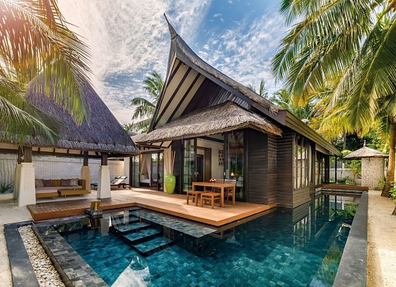 OZEN RESERVE Bolifushi - Wohnbeispiel Earth-Pool-Pavilion