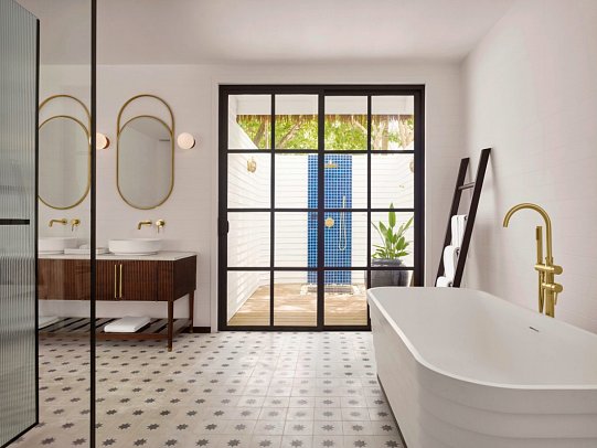 Villa Nautica Paradise Island - Beispiel Bad Deluxe Beach Pool Villa (Zimmercodierung VB3)