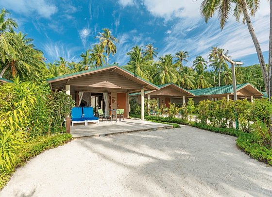 Meeru Maldives Resort Island - Wohnbeispiel Jacuzzi Beach Villa (Zimmercodierung VB2)
