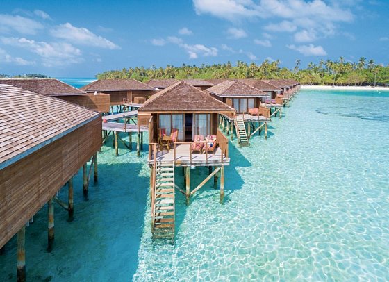 Meeru Maldives Resort Island - Wohnbeispiel Jacuzzi Water Villa (Zimmercodierung VX2)