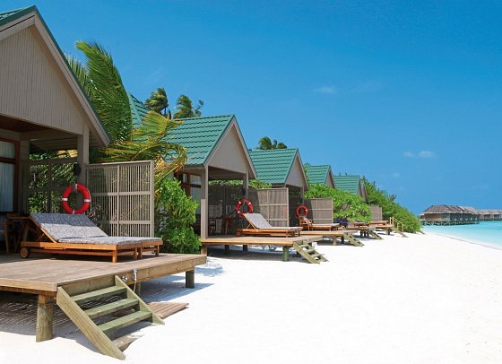 Meeru Maldives Resort Island - Wohnbeispiel Water Front Villa (Zimmercodierung VX1)