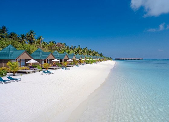 Meeru Maldives Resort Island - Wohnbeispiel Water Front Villa (Zimmercodierung VX1)