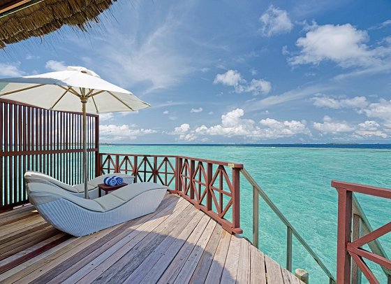 Thulhagiri Island Resort - Wohnbeispiel Water Bungalow (Zimmercodierung BX1)