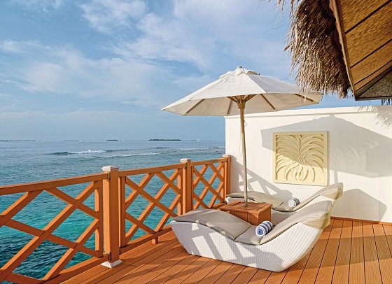 Thulhagiri Island Resort - Wohnbeispiel Superior Water Bungalow (Zimmercodierung BX2)