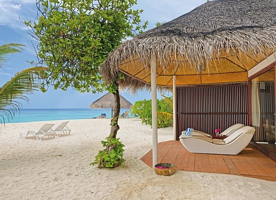 Thulhagiri Island Resort - Wohnbeispiel Beach Bungalow (Zimmercodierung BB1)