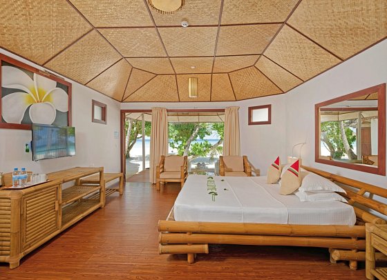 Thulhagiri Island Resort - Wohnbeispiel Beach Bungalow (Zimmercodierung BB1)